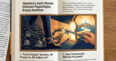 Ramazan Boztepe Yaşamın Stratejik İlkeleri Kitap Kapağı ve Hata Yönetimi Şeması.